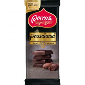 Шоколад Россия Щедрая душа темный