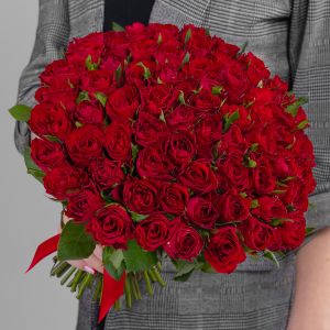 75 Красных Роз (40 см.)