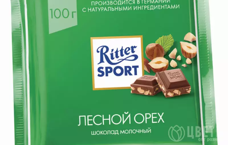 Шоколад Ritter Лесной орех №1