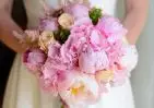Букет невесты с розовыми пионами small №1