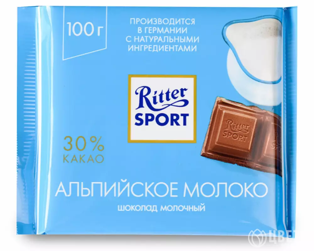 Шоколад Ritter альпийское молоко №1