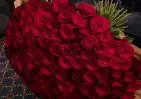 101 красной розы Эквадор 60 см small №2
