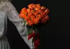 25 оранжевых роз Кения Премиум 40 см small №3
