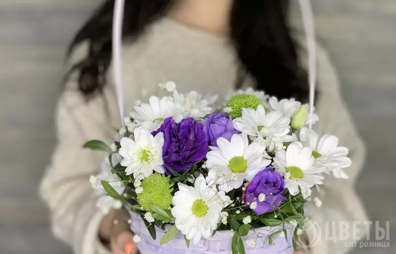 Букет цветов в корзине «Factura .two» №2
